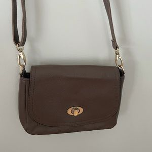 Taupe handbag crossbody